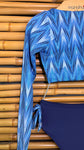 Biquini Cropped Manga Longa