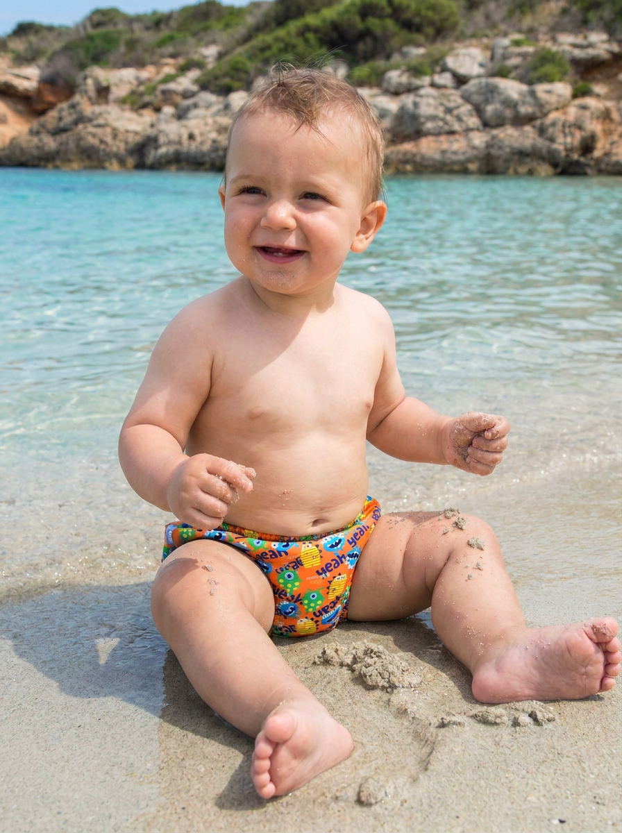 Fralda de Piscina Boy