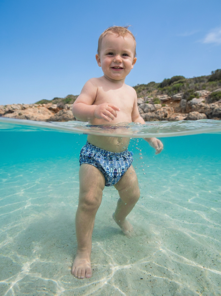 Fralda de Piscina Boy